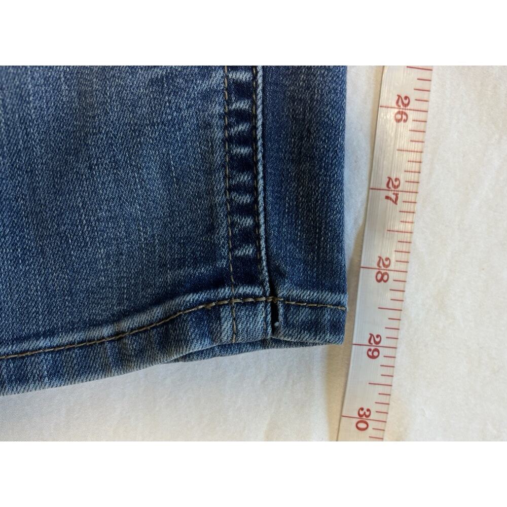 Seven7 Skinny Jeans Tummyless Womens Size 14 Blue Denim Stretch Cowgirl Western - Picture 7 of 8